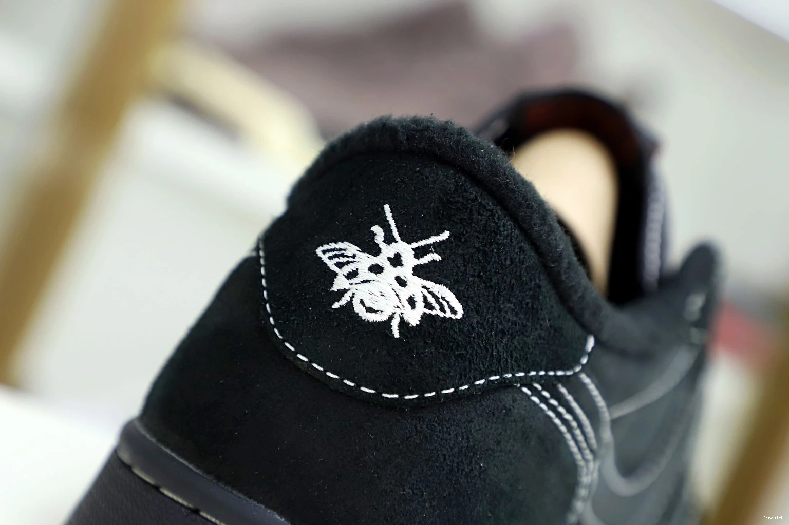 TRAVIS NIKE JORDAN X LOW SCOTT AIR “BLACK PHANTOM” 1 OG 0128